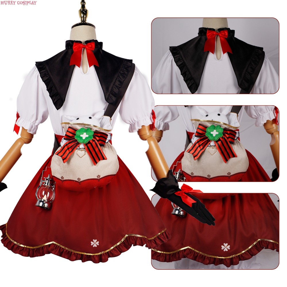 Game Cosplay,Genshin Impact,Genshin Impact Witch Keliki Flower New Costume Star Candle Suit